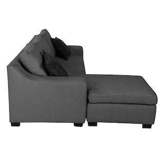 Foto 3 | Sofa-chaise Dicasa Lyra Color Gris Acero