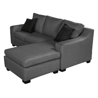 Foto 7 | Sofa-chaise Dicasa Lyra Color Gris Acero