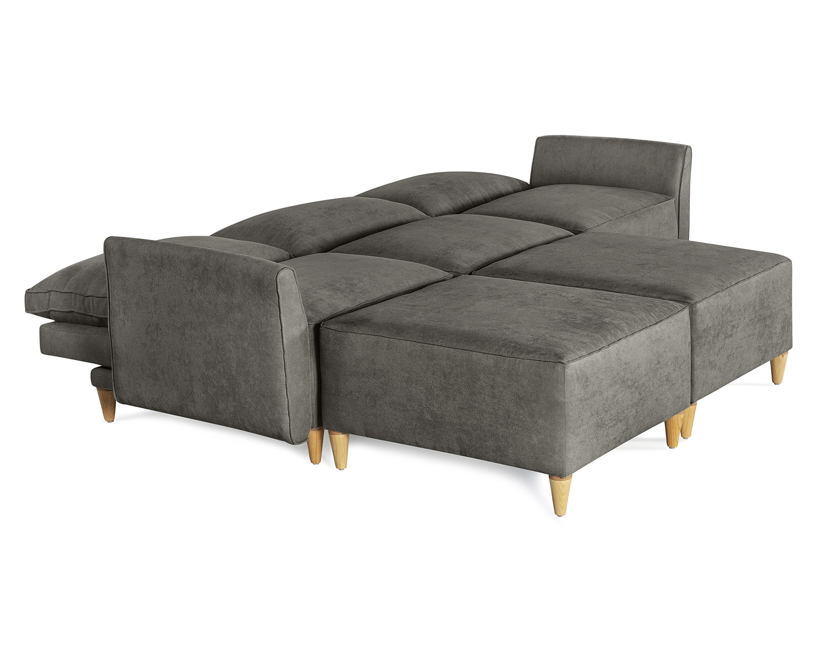 Foto 4 pulgar | Sala De 5 Módulos Makora Morelli Con Memory Foam Color Oxford Chenille Respaldo Reclinable De 3 Posiciones