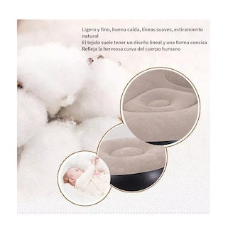 Foto 3 | Sillón Inflable con Reposapiés Belug color Marrón