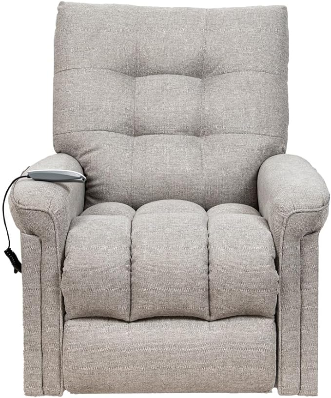 Foto 5 pulgar | Sillón Reclinable Eléctrico con Elevador Cosmobel Acantha Gris