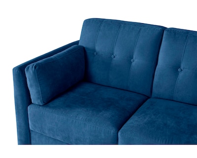 Foto 5 | Sala Esquinera De Velvet Azul Kravitz Makora