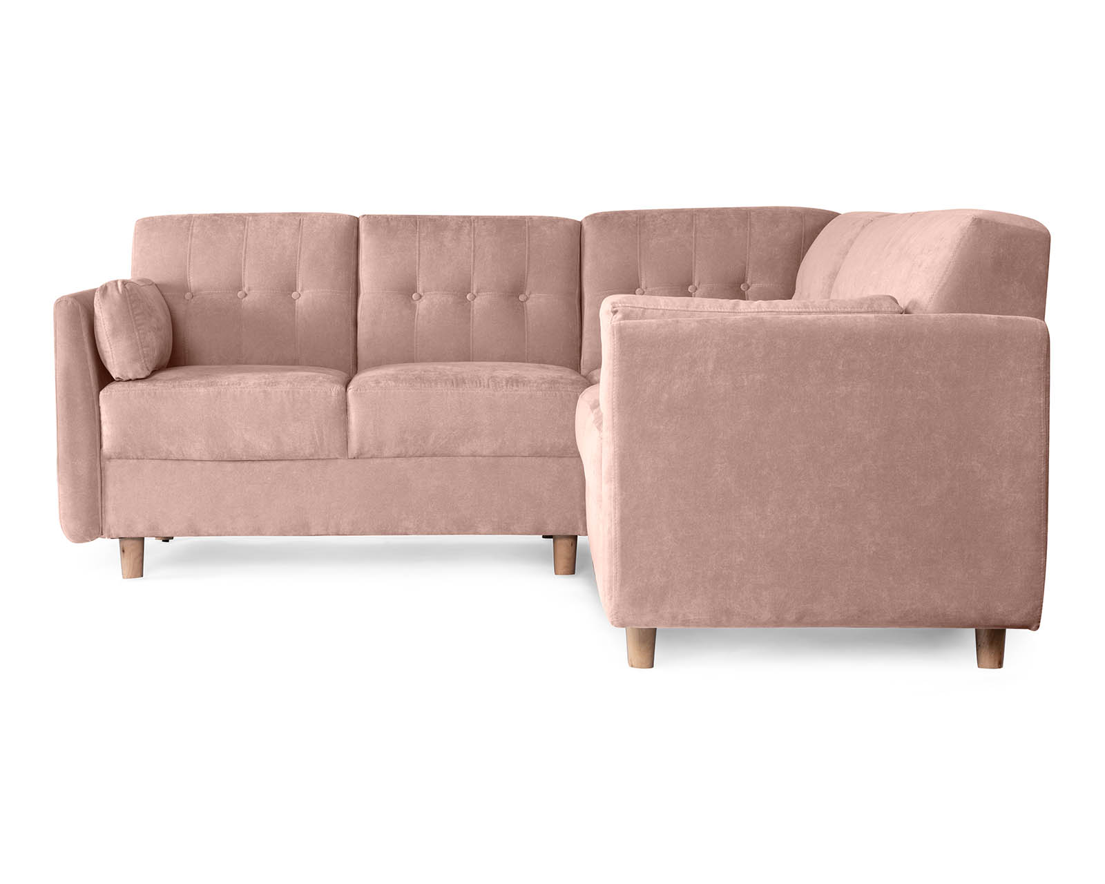 Foto 4 | Sala Esquinera Makora Kravitz Velvet Palo de Rosa