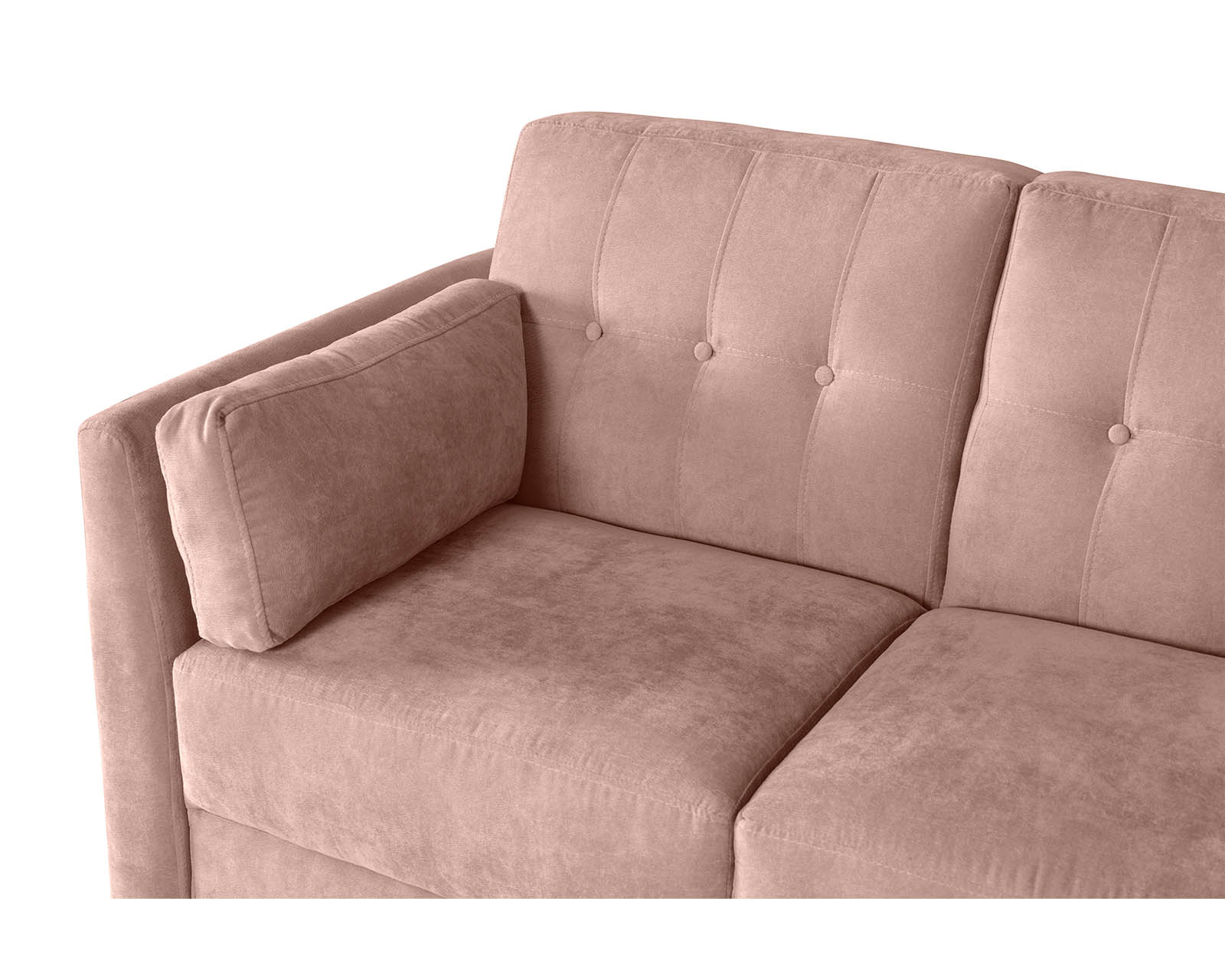 Foto 5 | Sala Esquinera Makora Kravitz Velvet Palo de Rosa