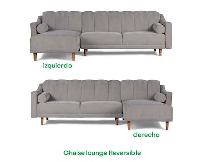 Foto 6 | Sala Modular Makora Scotch con Tecnología Beehive Airflex Foam Reversible Gris Claro