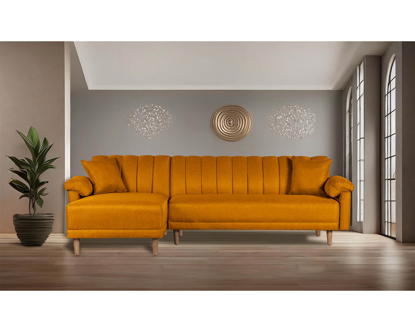 Sala Modular Makora Sampeiro Mostaza
