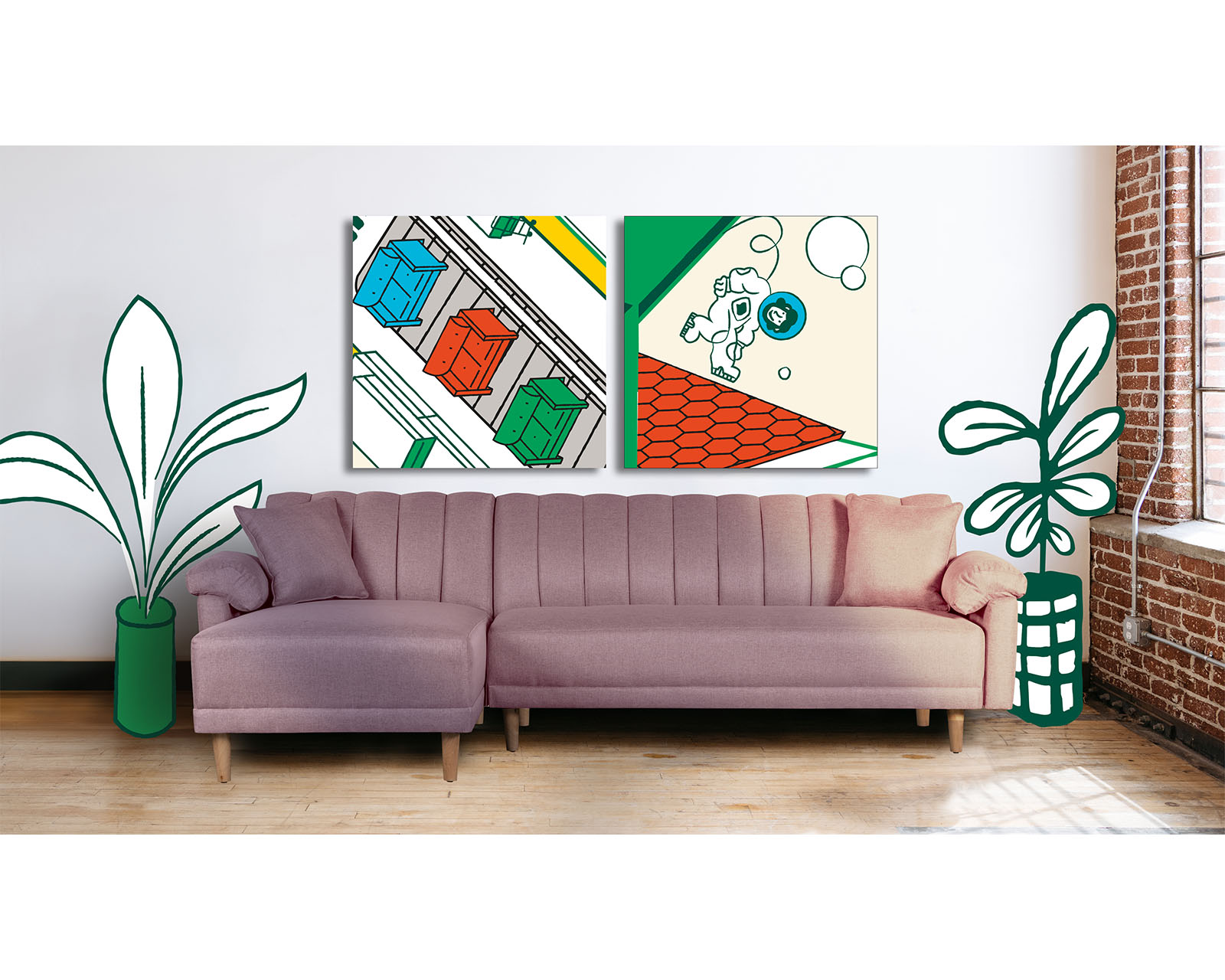 Foto 1 | Sala Modular Makora Sampeiro Palo de Rosa