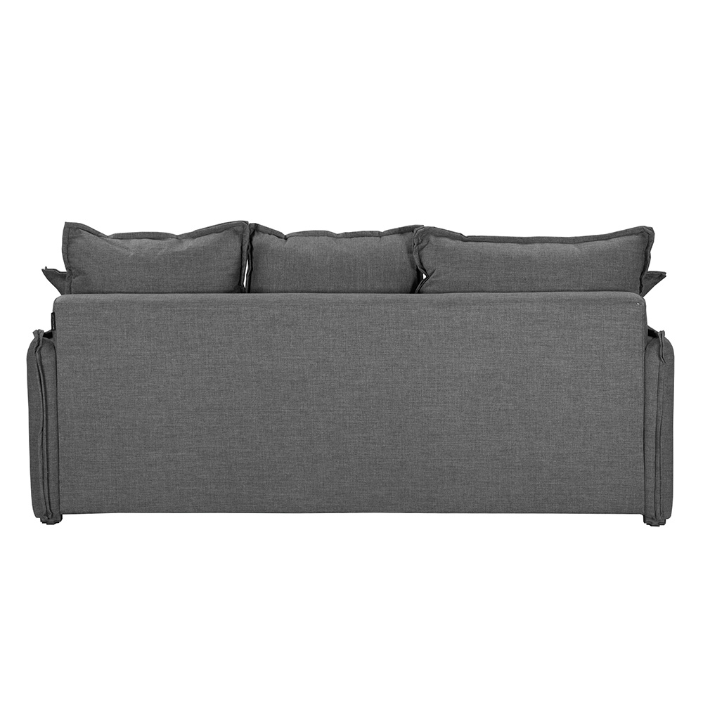 Foto 5 | Sofá Chaise Dicasa Milo Color Gris Oscuro