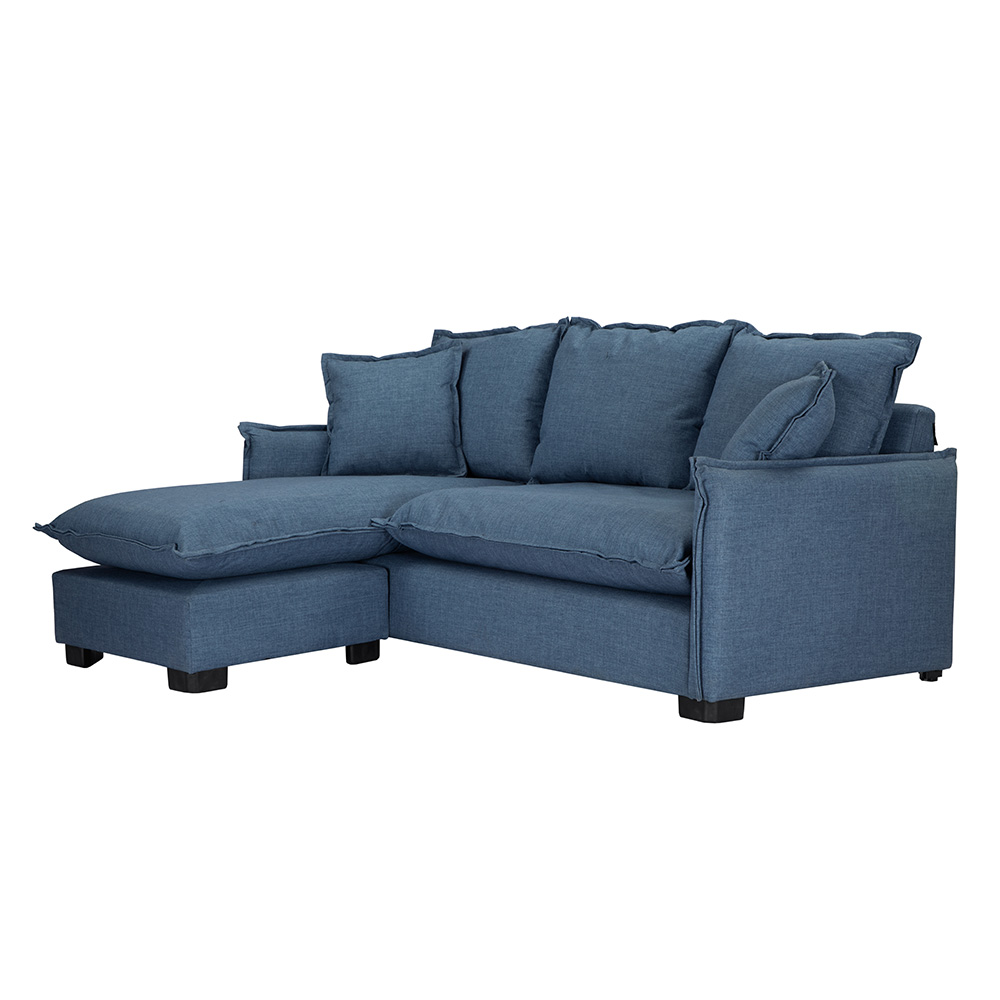 Foto 4 pulgar | Sofá Chaise Dicasa Milo Color Azul