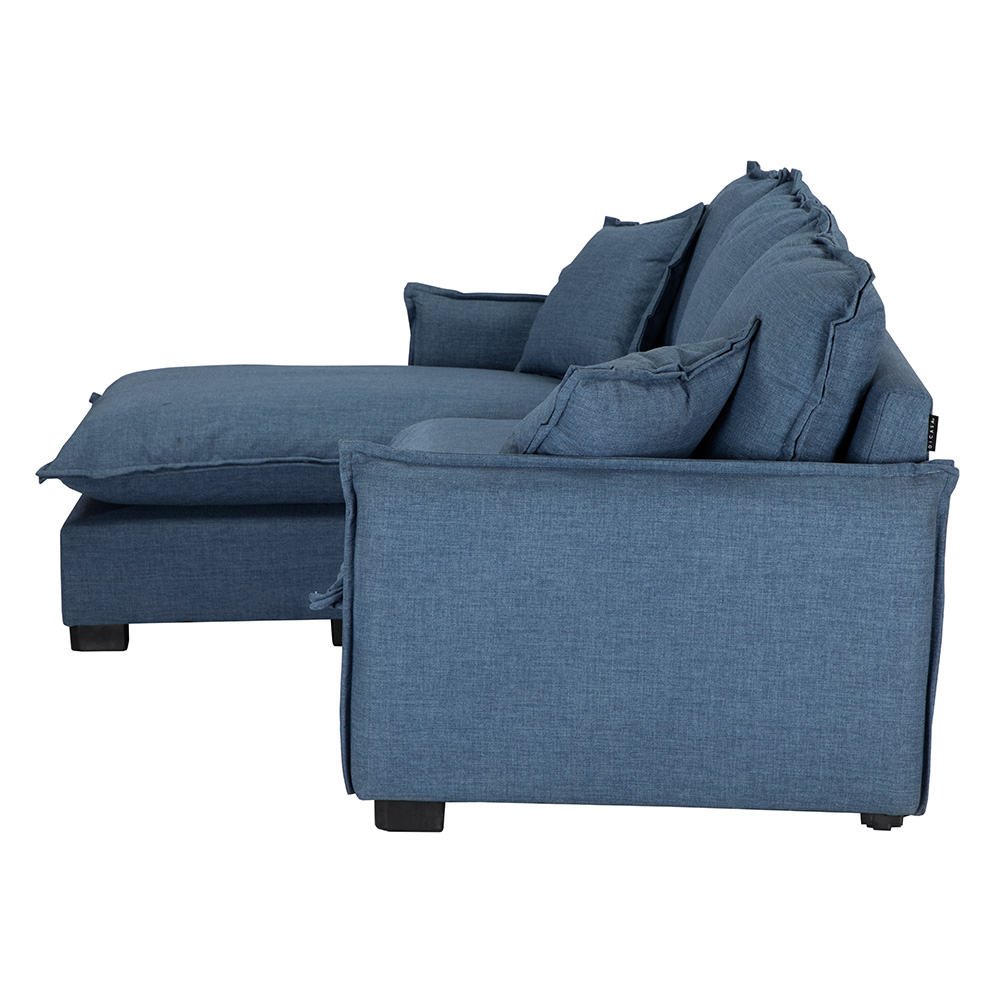 Foto 5 pulgar | Sofá Chaise Dicasa Milo Color Azul