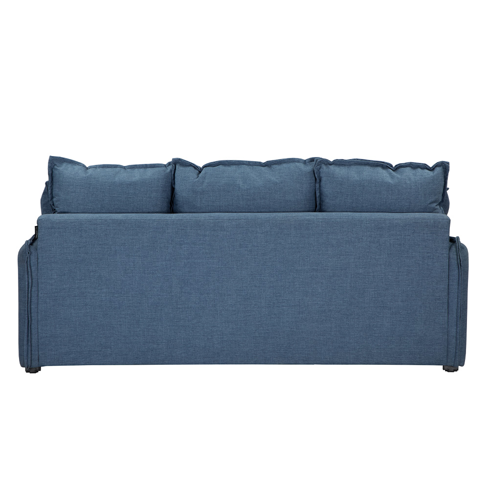 Foto 6 pulgar | Sofá Chaise Dicasa Milo Color Azul