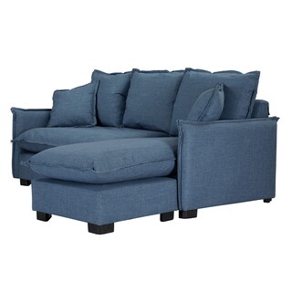 Foto 6 | Sofá Chaise Dicasa Milo Color Azul
