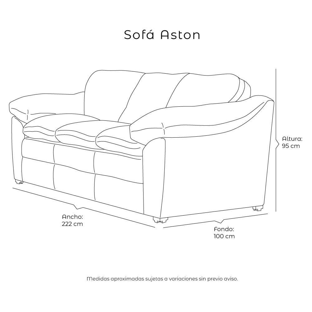 Foto 7 | Sofá Dicasa Aston Color Gris Oscuro