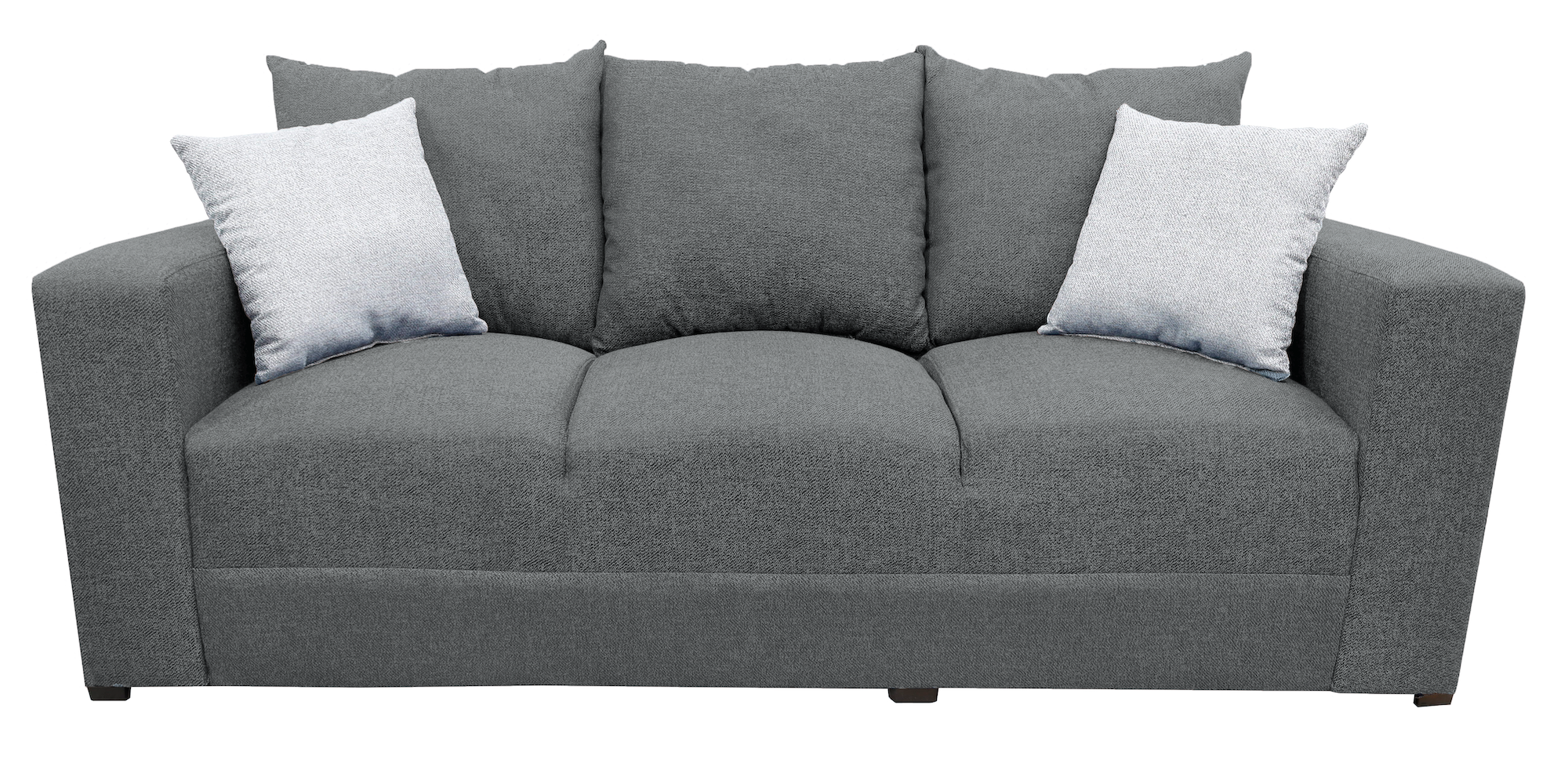 Sofa El Bazar Store Miami Lino Gris Oxford 3 Plazas, Modular, Moderno, Sala