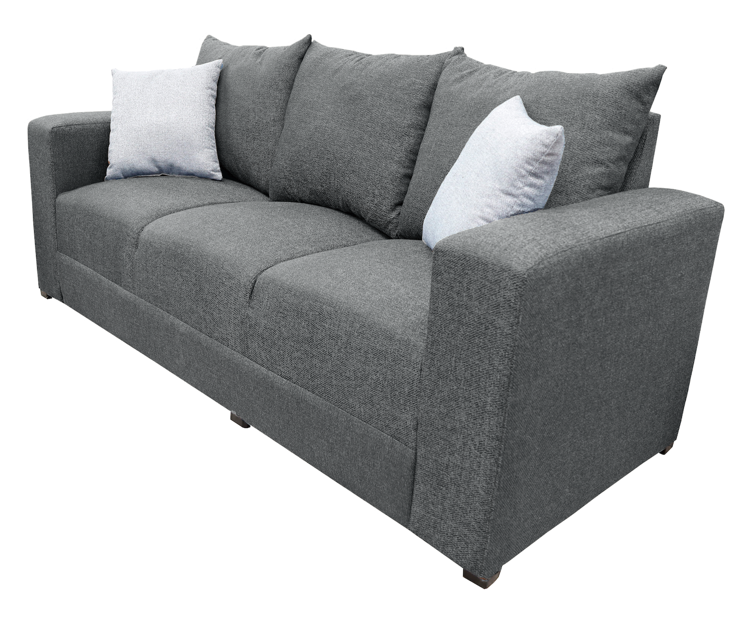 Foto 4 pulgar | Sofa El Bazar Store Miami Lino Gris Oxford 3 Plazas, Modular, Moderno, Sala