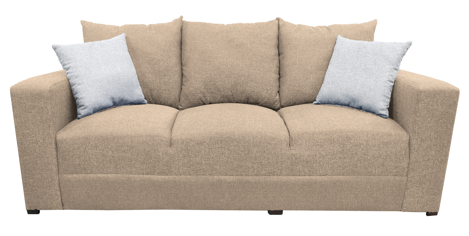 Sofa El Bazar Store Miami Lino Beige 3 Plazas, Modular, Moderno, Sala