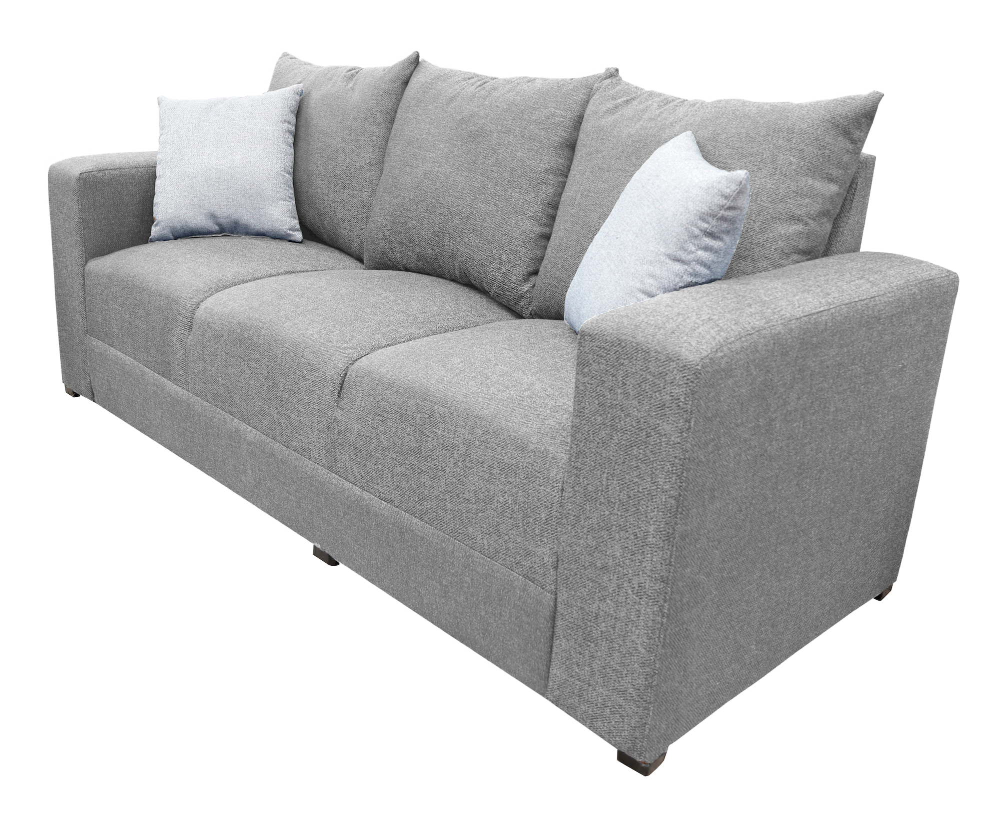 Foto 4 pulgar | Sofa El Bazar Store Miami Lino Gris Plata 3 Plazas, Modular, Moderno, Sala