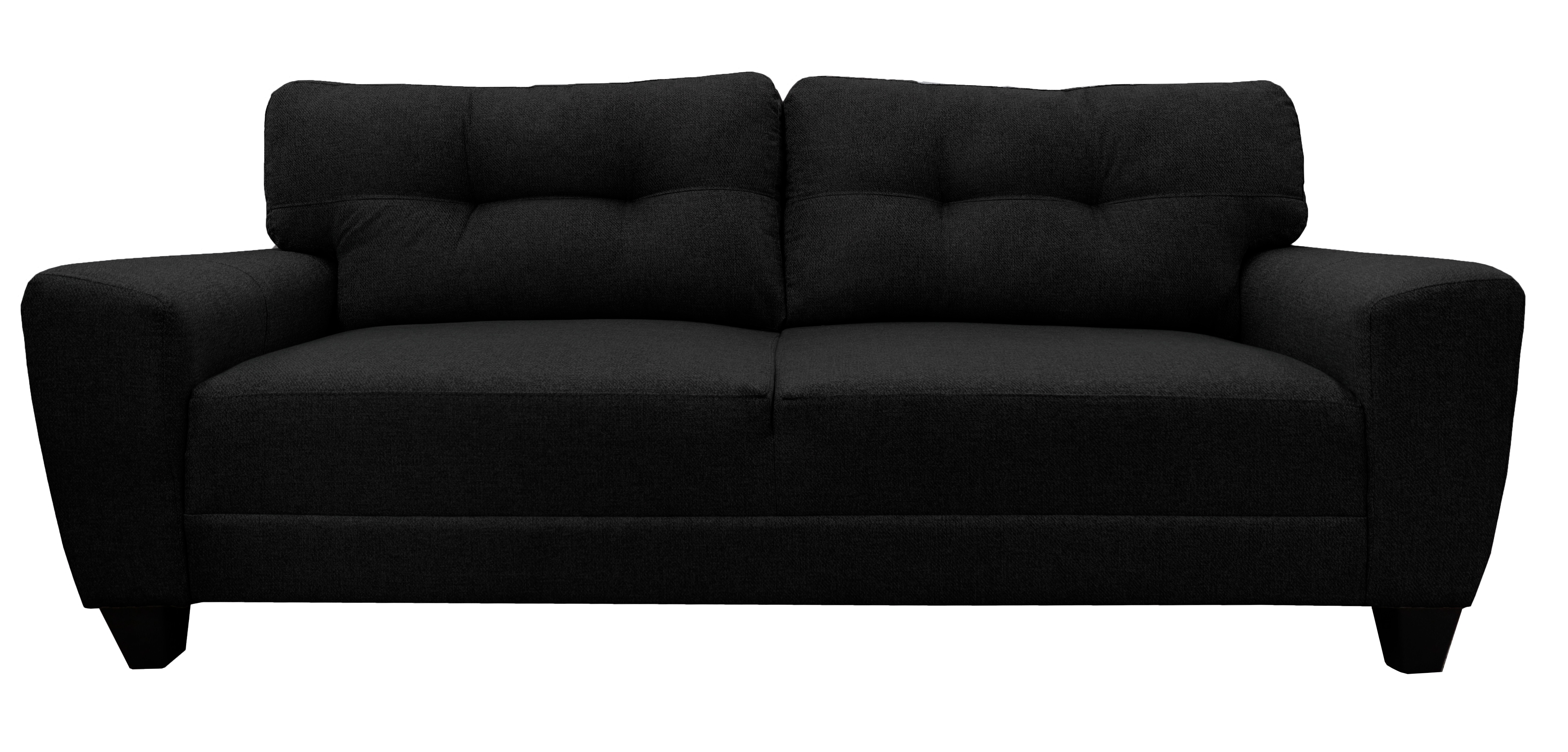 Foto 2 pulgar | Sofa El Bazar Store Sidney Lino Negro 3 Plazas, Modular, Moderno, Sala