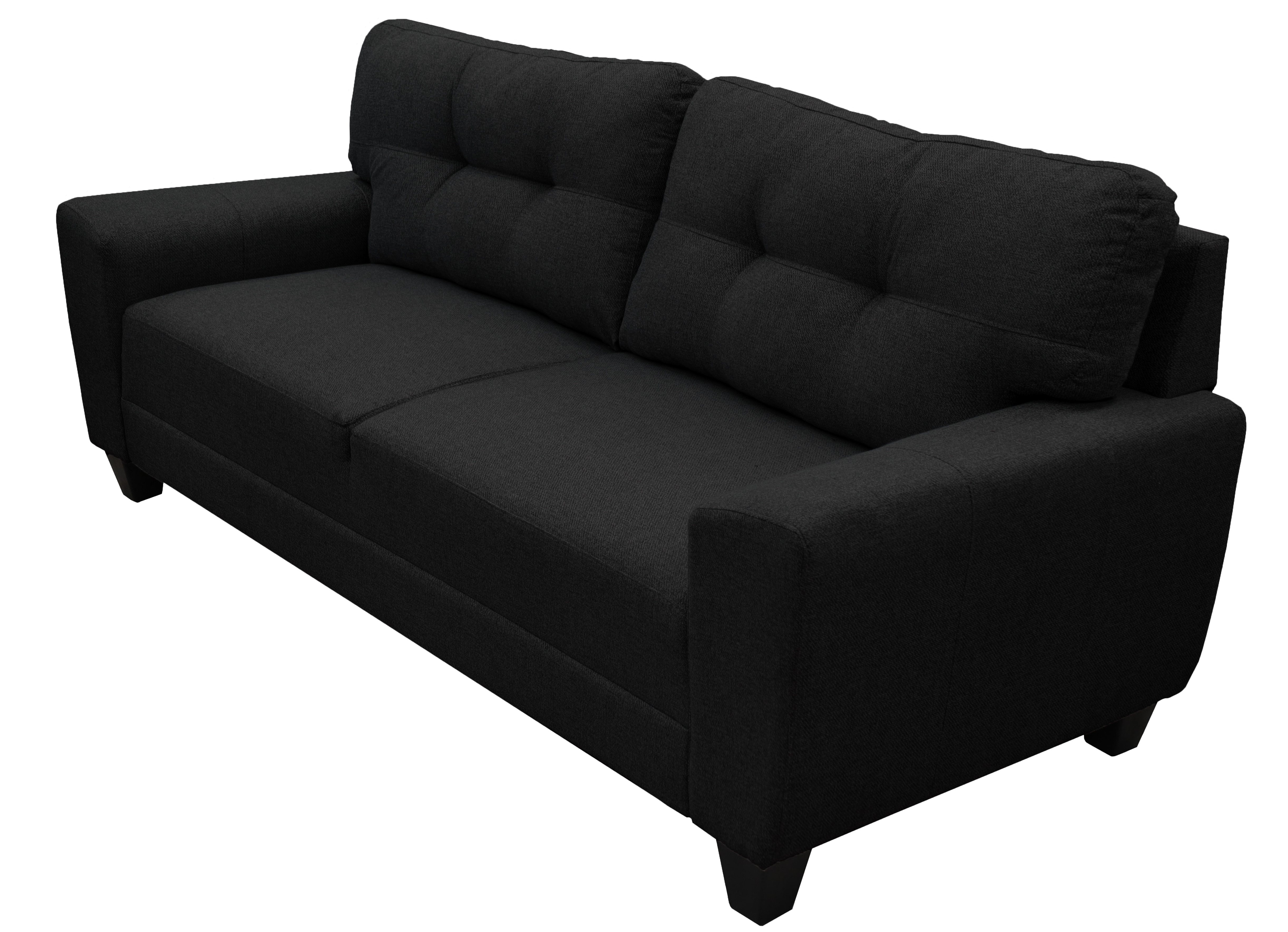 Foto 4 pulgar | Sofa El Bazar Store Sidney Lino Negro 3 Plazas, Modular, Moderno, Sala