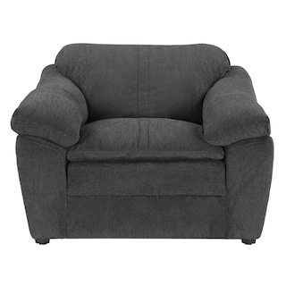 Foto 1 | Sillon 1 Plaza Aston Gris Carbon