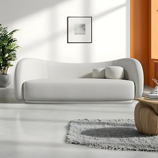Foto 4 | Sofá Iliosinnova Blanco 3 Plazas