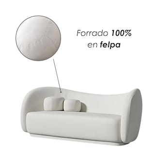 Foto 6 | Sofá Iliosinnova Blanco 3 Plazas