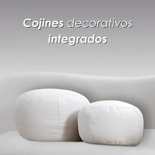 Foto 7 | Sofá Iliosinnova Blanco 3 Plazas