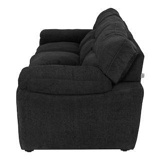Foto 3 | Sofá Trinity Cosmo Color Negro 3 Plazas
