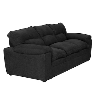 Foto 6 | Sofá Trinity Cosmo Color Negro 3 Plazas