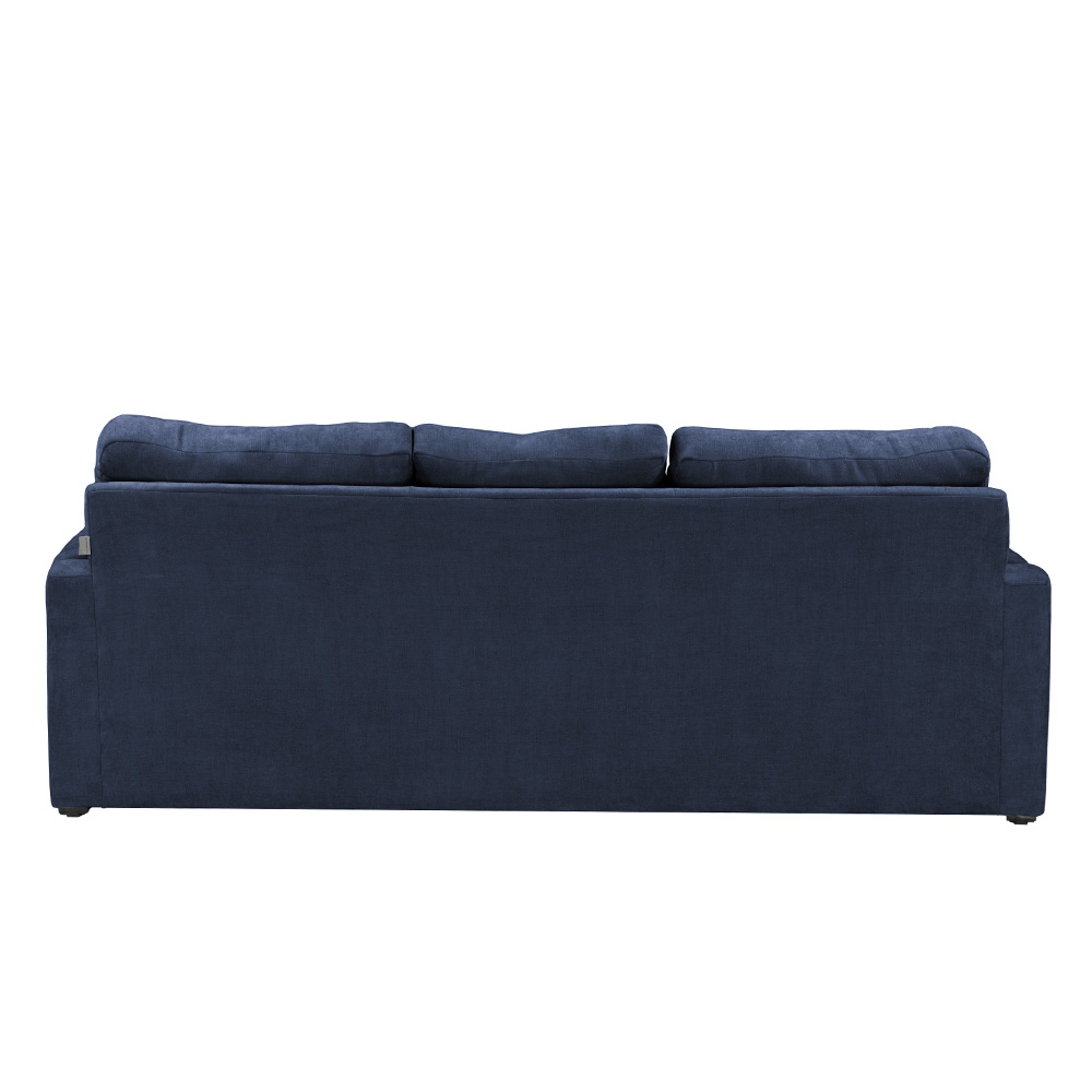 Foto 4 pulgar | Sofá Trinity Kaizen Color Azul 3 Plazas