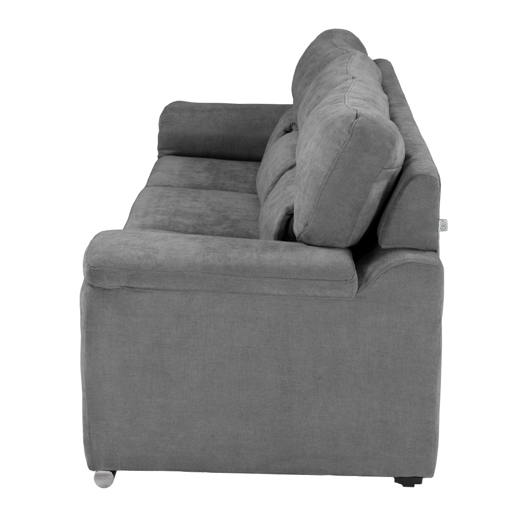 Foto 4 pulgar | Sofá Trinity Kaizen Color Gris Oscuro 3 Plazas