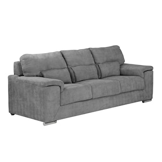 Foto 6 | Sofá Trinity Kaizen Color Gris Oscuro 3 Plazas