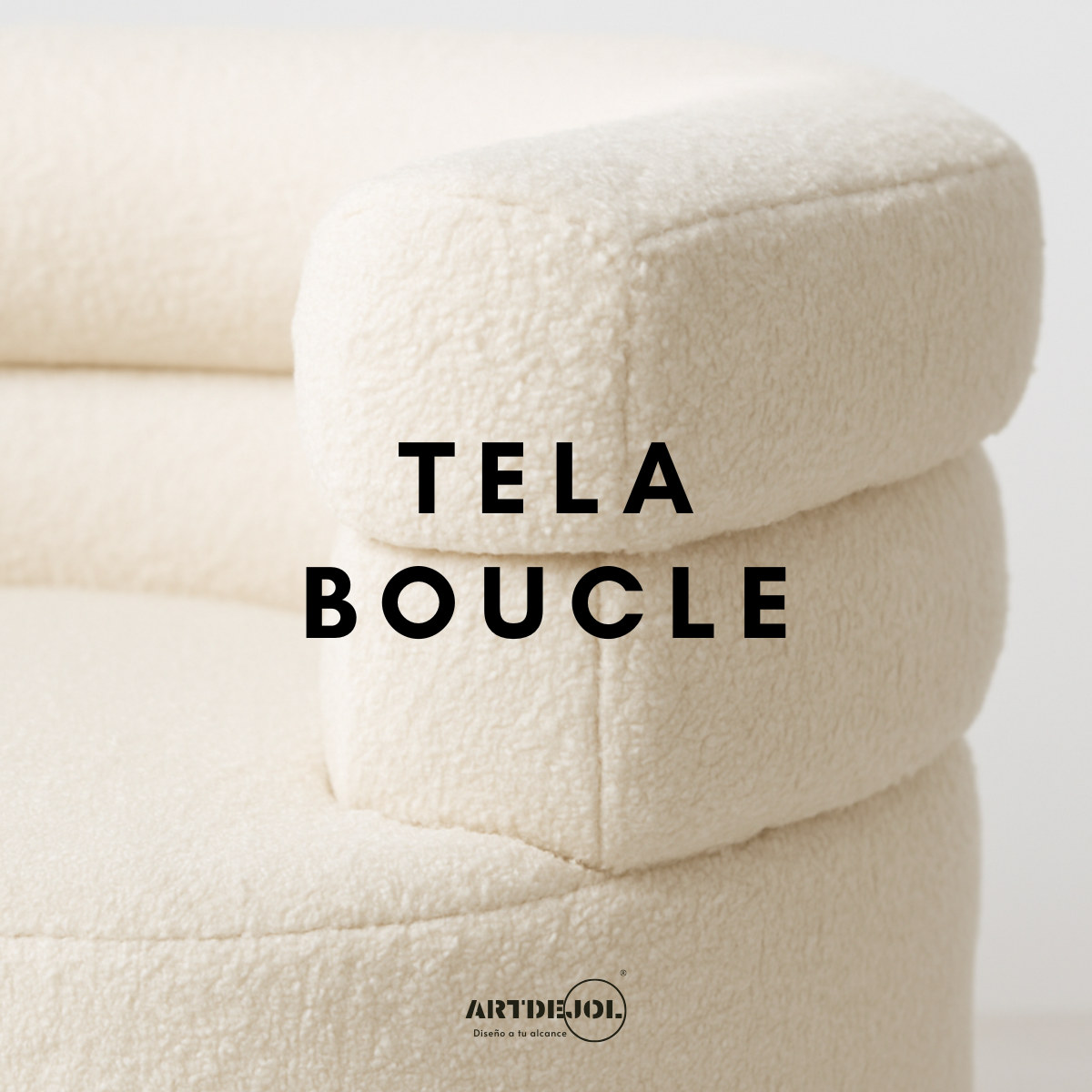Foto 5 pulgar | Sillón Trufi Tela Boucle