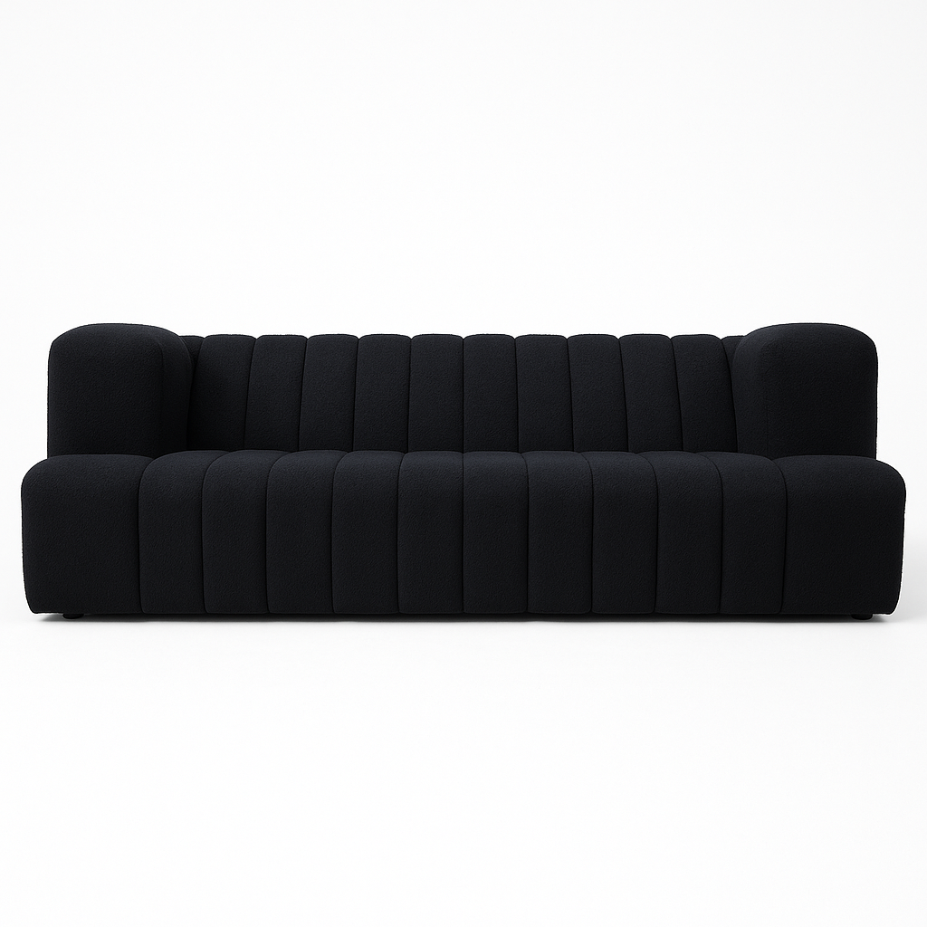 Foto 1 | Sofá Hampton Boucle Negro
