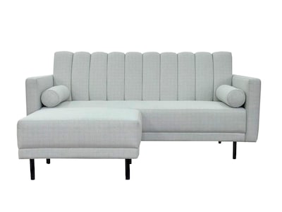 Foto 2 | Bostón Futón Modular Misofa.mx Sofá Cama Modular Gris Claro