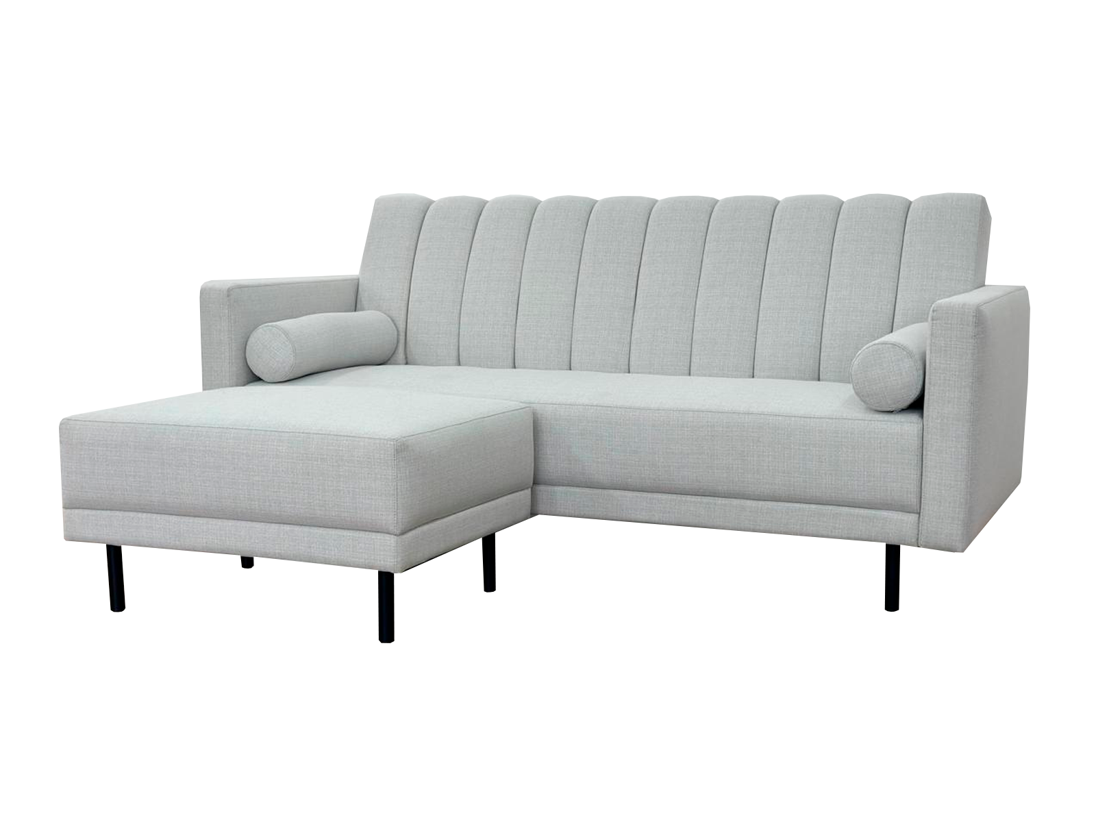 Foto 4 pulgar | Bostón Futón Modular Misofa.mx Sofá Cama Modular Gris Claro