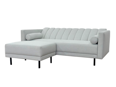 Foto 4 | Bostón Futón Modular Misofa.mx Sofá Cama Modular Gris Claro