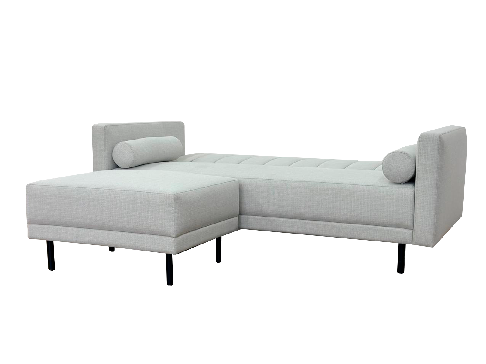 Foto 6 pulgar | Bostón Futón Modular Misofa.mx Sofá Cama Modular Gris Claro