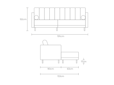 Foto 6 | Bostón Futón Modular Misofa.mx Sofá Cama Modular Gris Claro