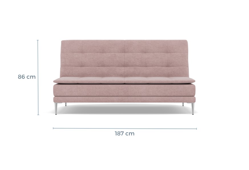 Foto 6 | Daytona Sb Misofa.mx Futón Rosa Claro  Futón Sb 187cm