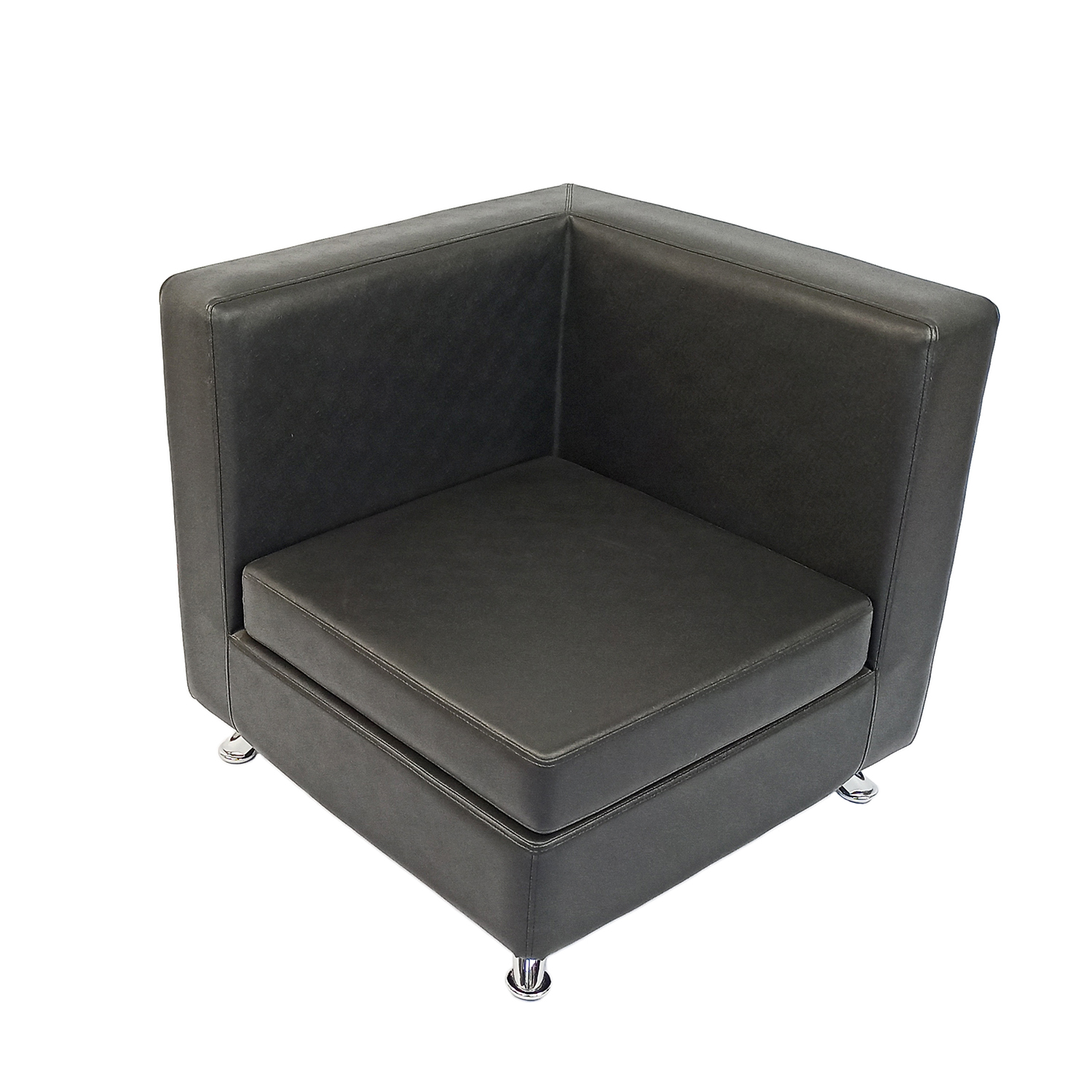 Sillón Individual Letmex  W25 color Negro