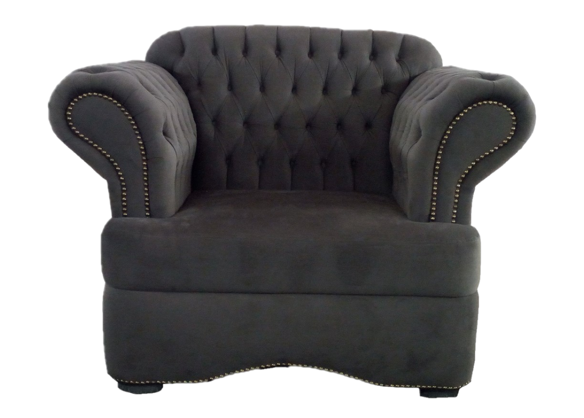 Foto 1 | Sillón Individual Polytron Dominique color Gris