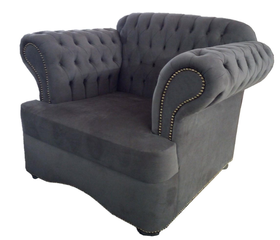 Foto 3 pulgar | Sillón Individual Polytron Dominique color Gris
