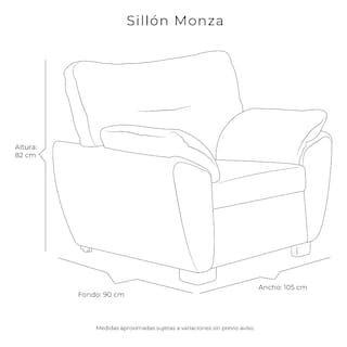 Foto 7 | Sillón Dicasa Monza color Gris