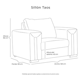 Foto 7 | Sillón 1 Plaza Taos Plateado