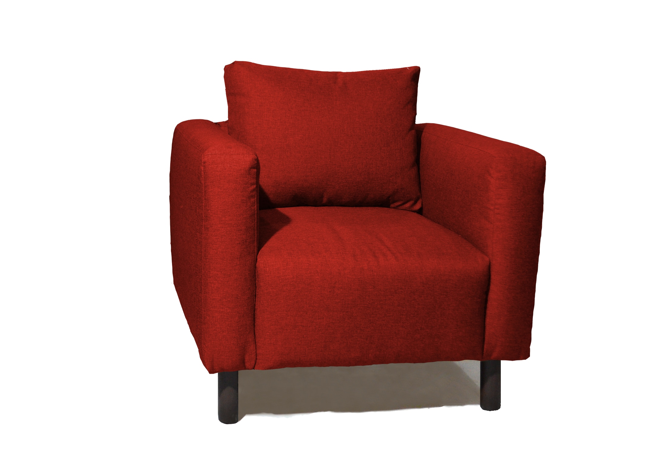 Sillón Ocasional Moblecasa Rojo Individual $3,990