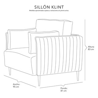 Foto 7 | Sillón Dicasa Klint Gris Oscuro