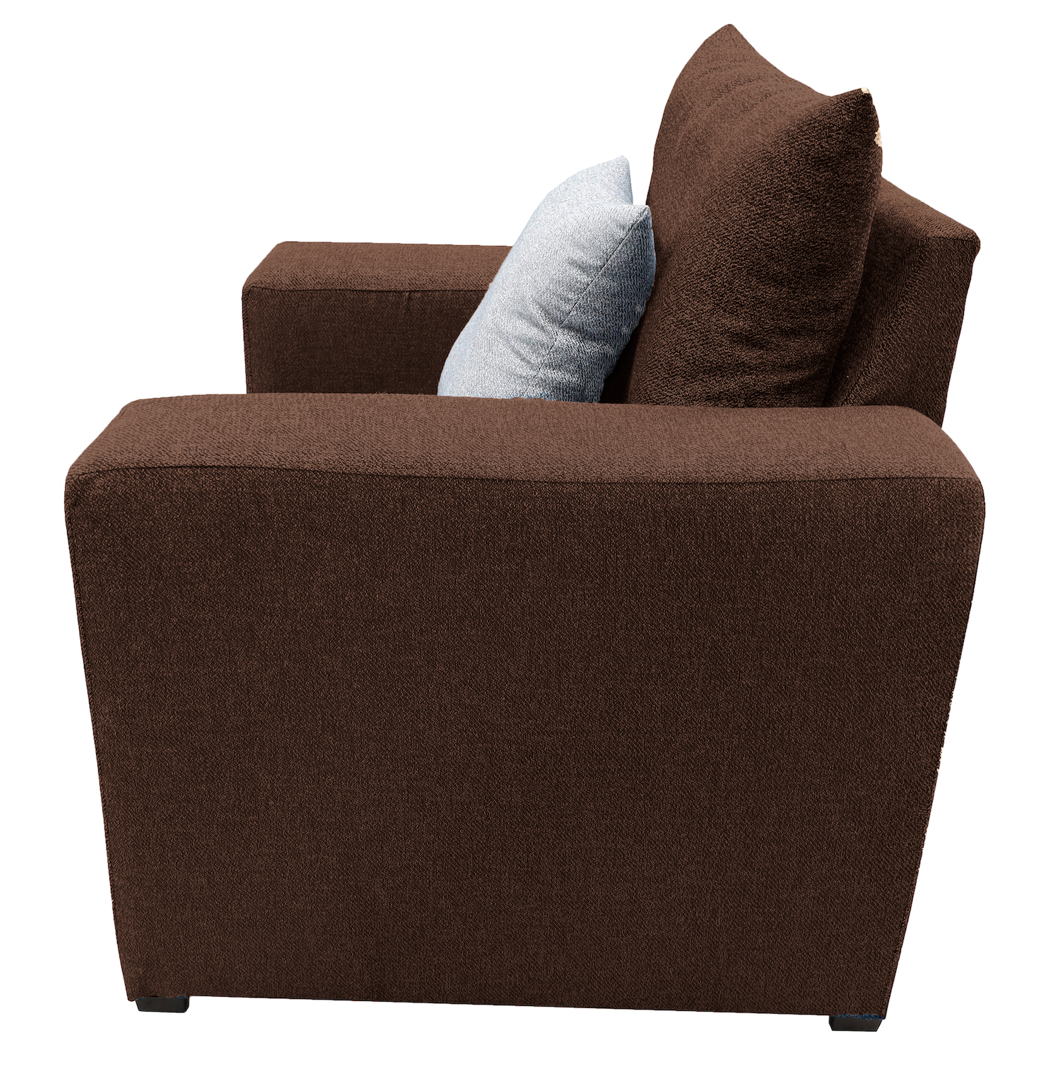 Foto 5 pulgar | Sillón El Bazar Store Miami Lino color Chocolate