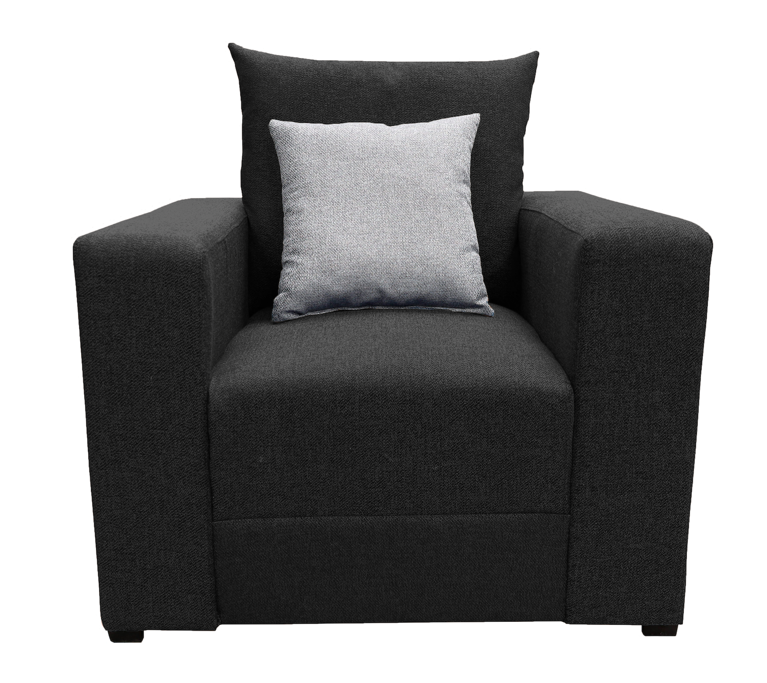 Foto 2 pulgar | Sillón El Bazar Store Miami Lino Negro 1 Plaza Modular