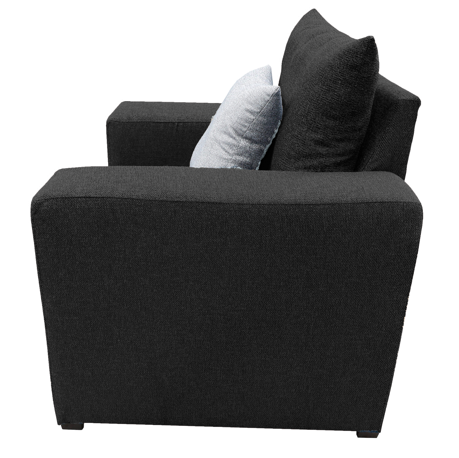 Foto 5 pulgar | Sillón El Bazar Store Miami Lino Negro 1 Plaza Modular